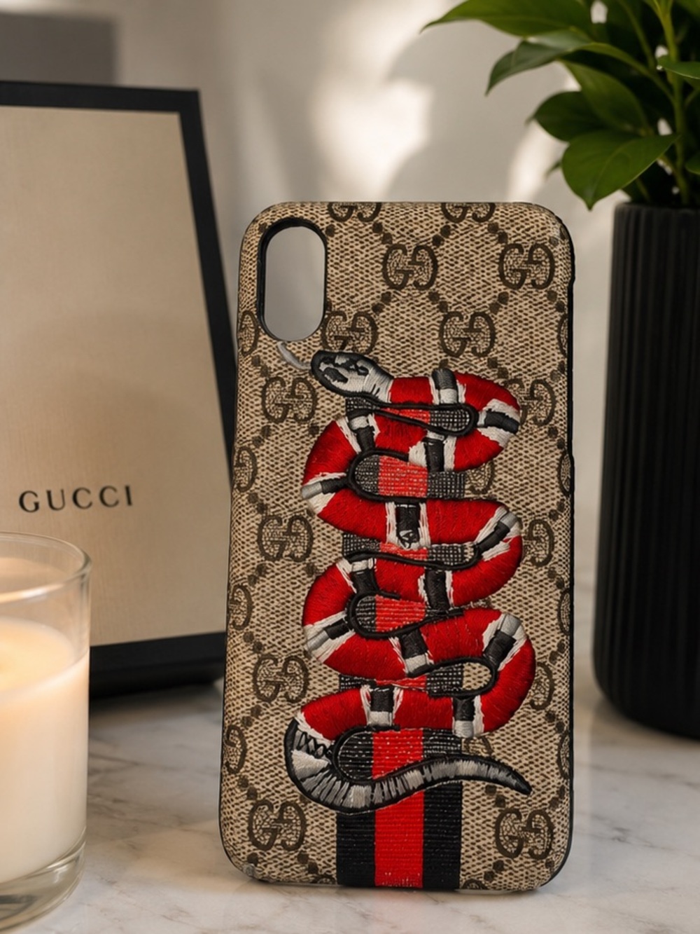 Gucci Red Snake iPhone X Case